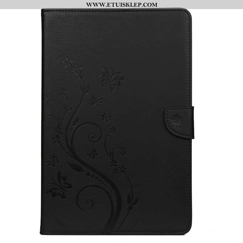 Etui Folio do Samsung Galaxy Tab S8 / Tab S7 Kwiatowe Motyle